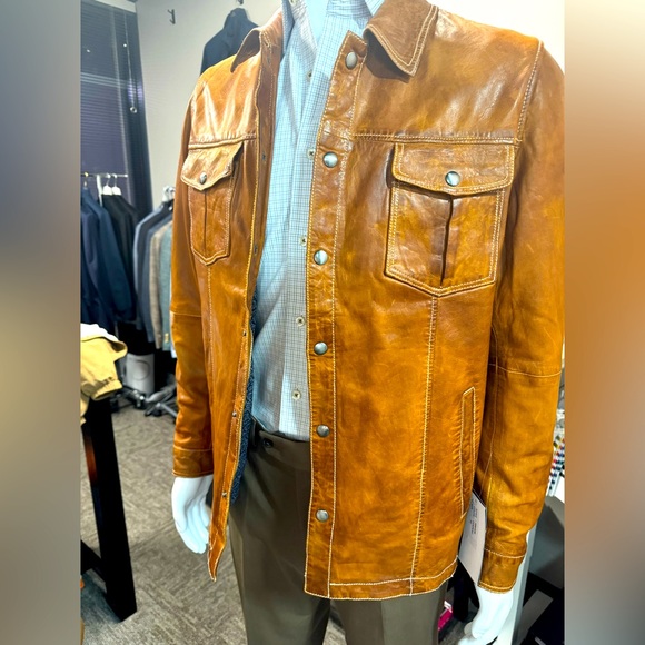 Missani Le Collezioni | Jackets & Coats | Missani Le Collezioni Leather ...